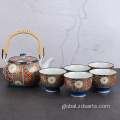 Japanese teapot set Hand painted gold color of Japanese teapot Factory